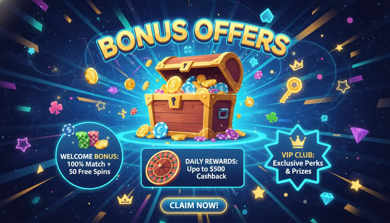 Lucky Elf casino bonus offers